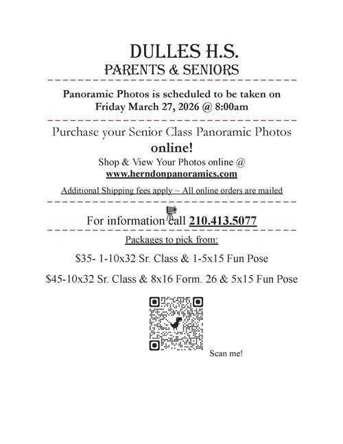 Senior Class Panoramic Picture Purchase Information